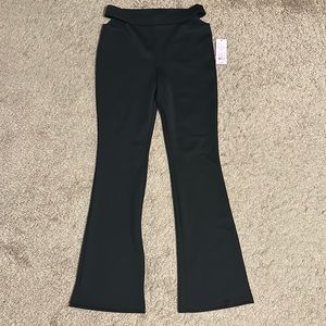 Black flare pants